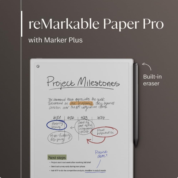 دفتر یادداشت reMarkable Pro به همراه قلم(اپن باکس )